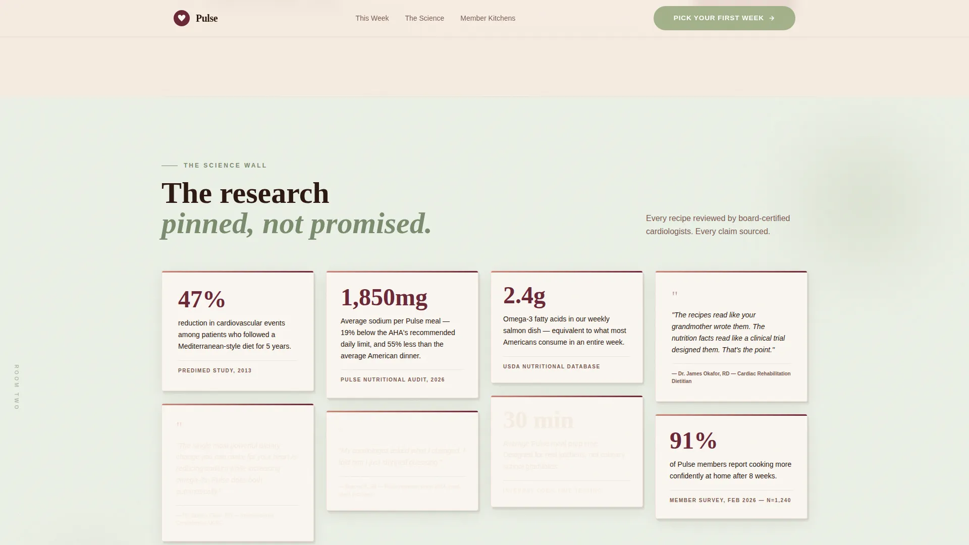 Wholesome Mealkit | Free Website Template | Rocket