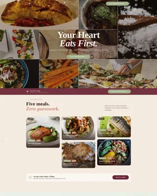 Wholesome Mealkit | Free Website Template | Rocket