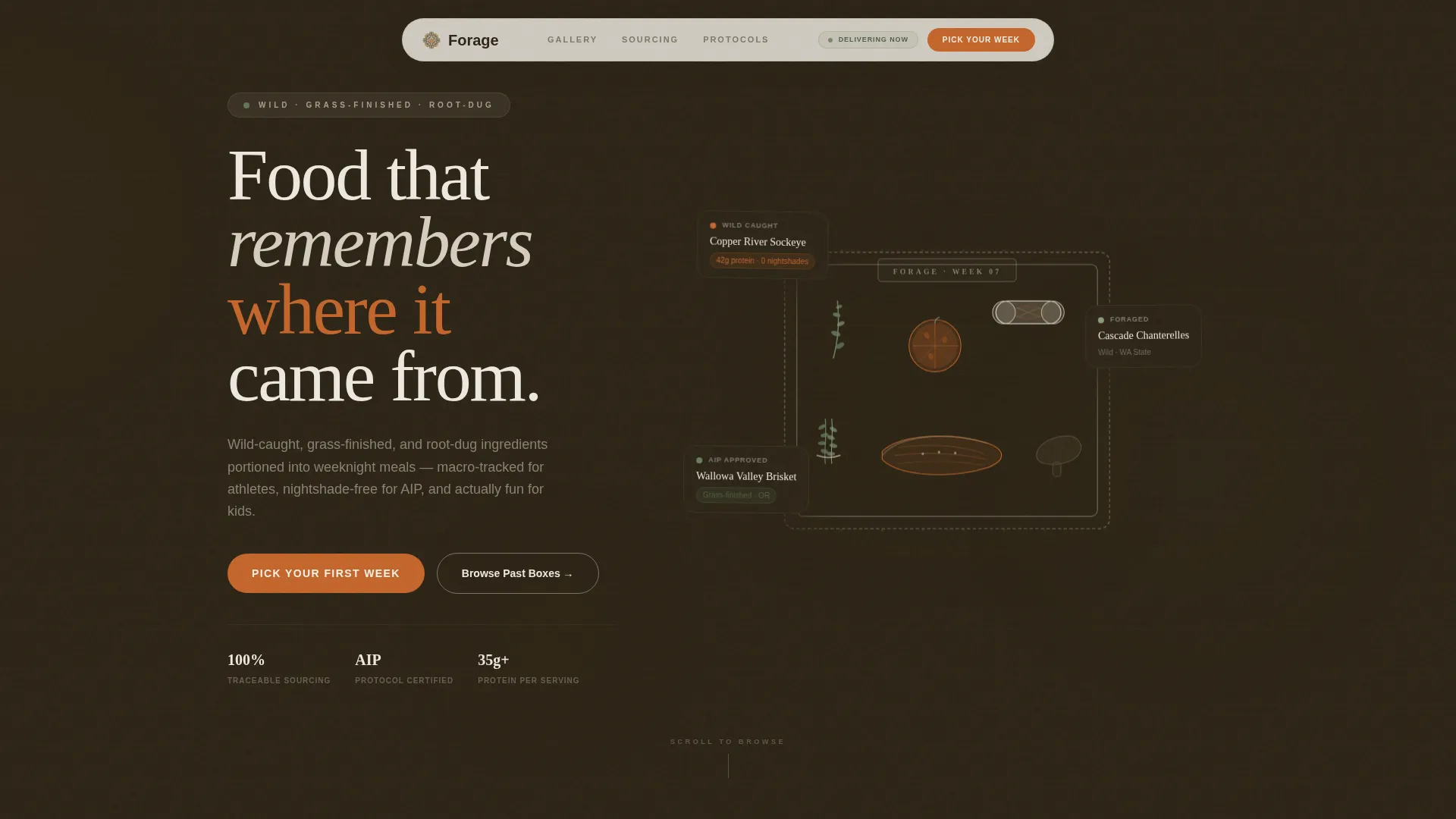 Paleo Food & Dining Booking Website Template
