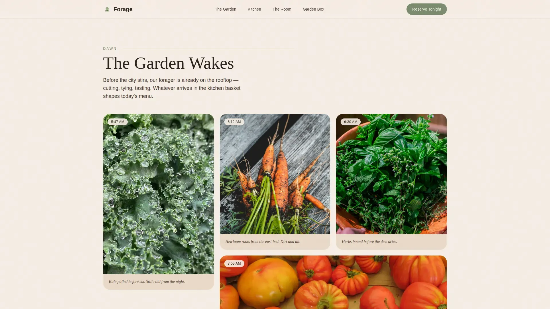 Gourmet Restaurant Landing Page Template