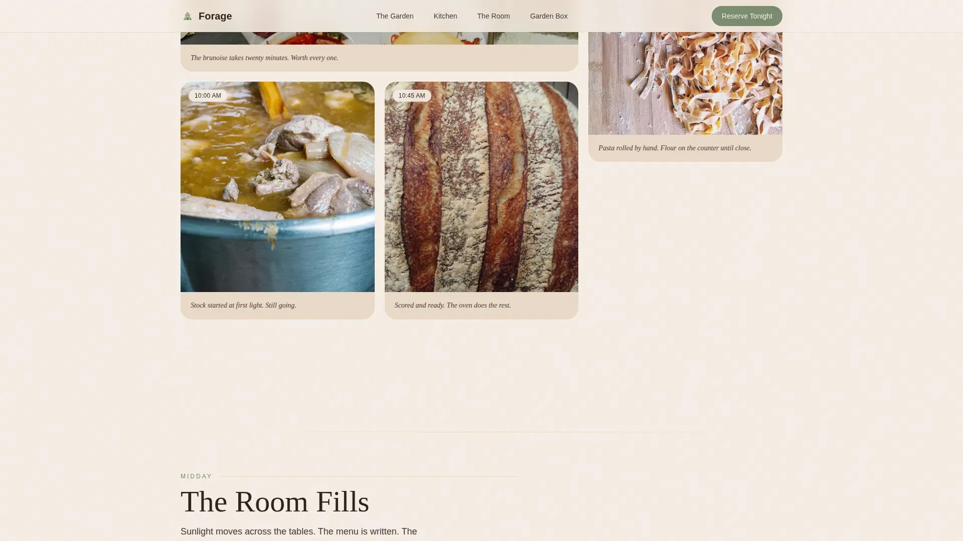 Gourmet Restaurant Landing Page Template