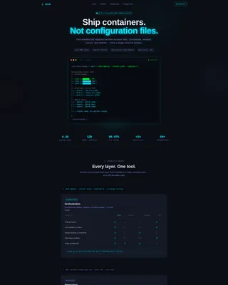 Powerful Software Deployment Landing Page Template