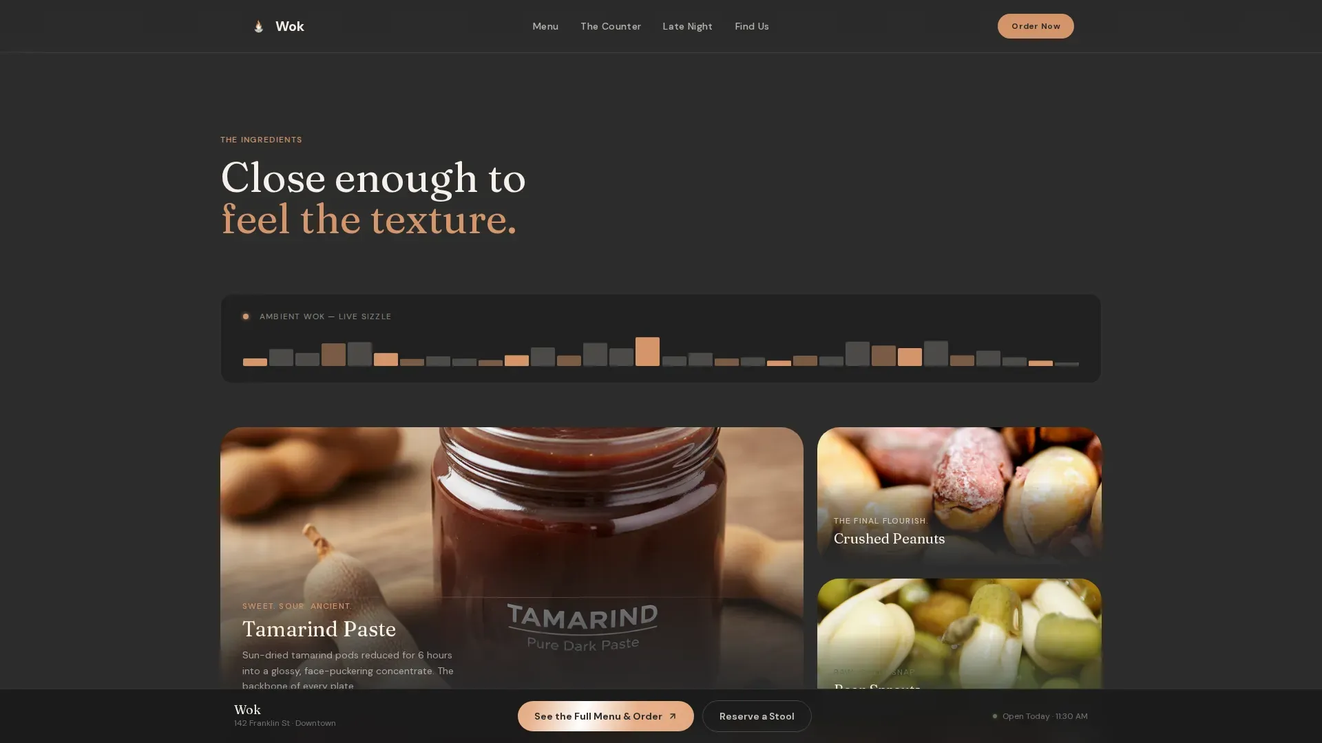 Elevated Thai Landing Page Template