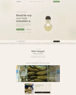 Wholesome Bakery Landing Page Template
