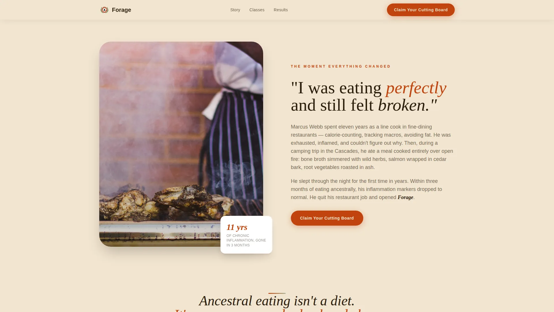 Paleo Food & Dining Booking Website Template