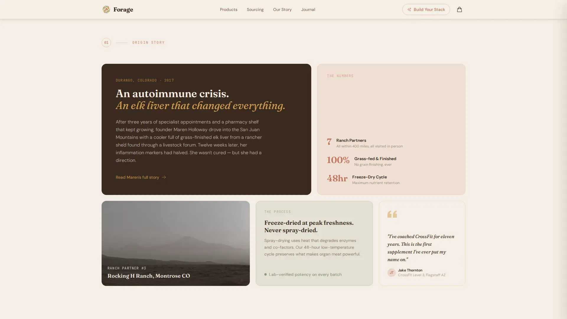 Ancestral Supplement Landing Page Template