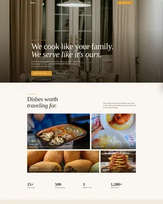 Vibrant Catering Landing Page Template