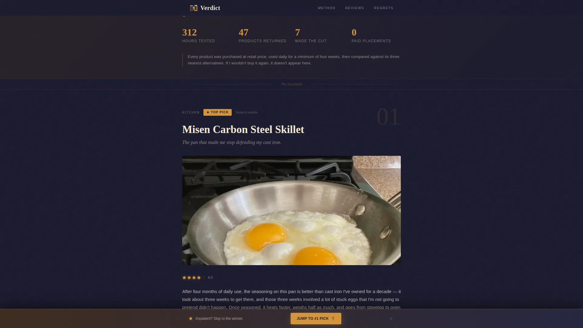Review & Comparison Site Reviews Website Template