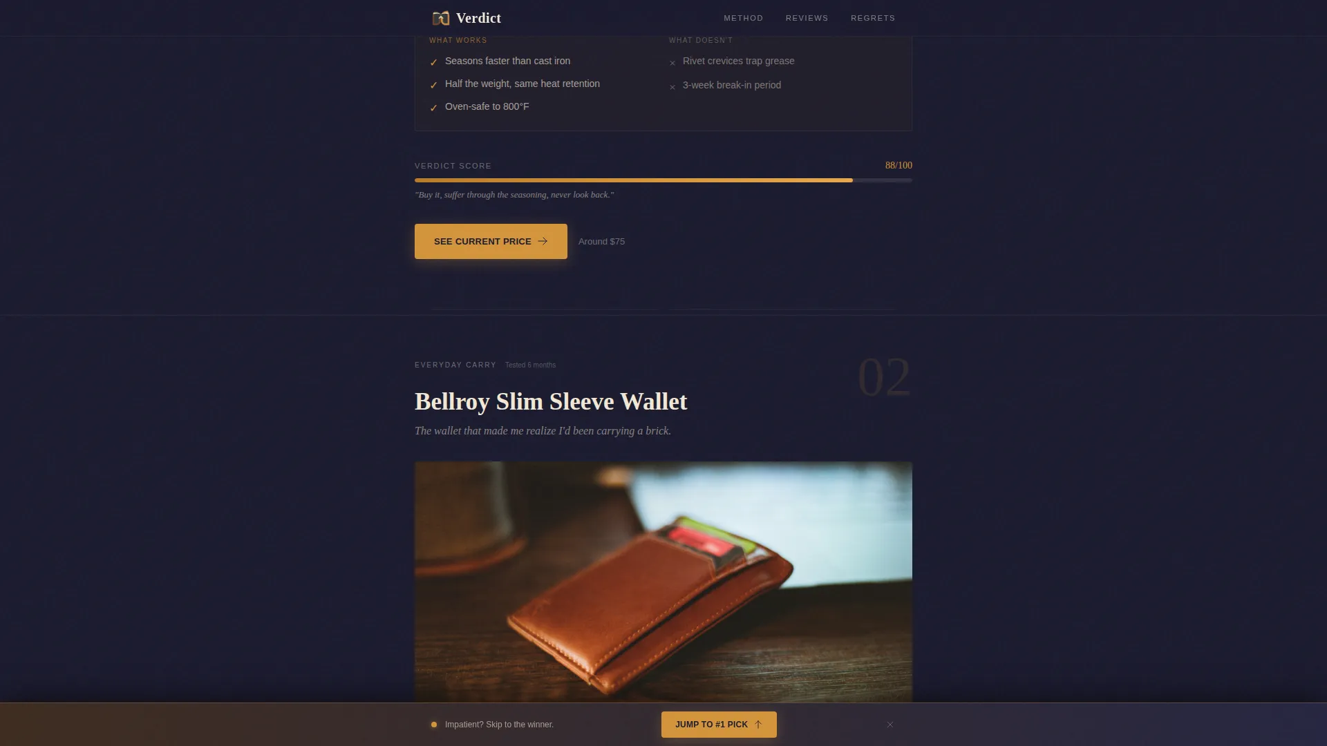 Review & Comparison Site Reviews Website Template