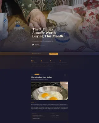 Review & Comparison Site Reviews Website Template