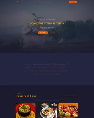 Retro Panamanian Landing Page Template