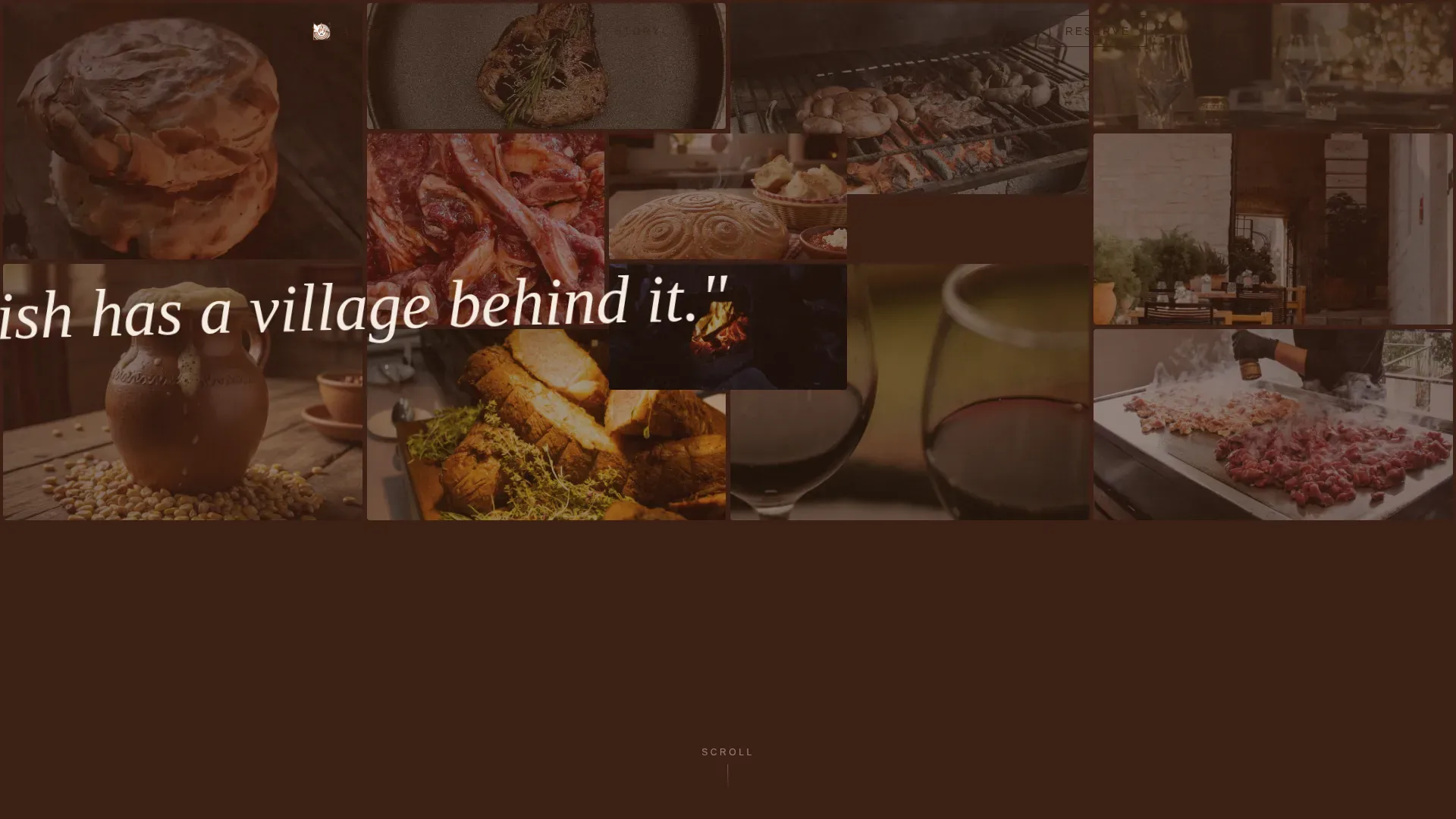 Authentic Paraguayan Restaurant Landing Page Template
