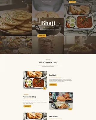 Curated Gallery Marketplace Landing Page Template