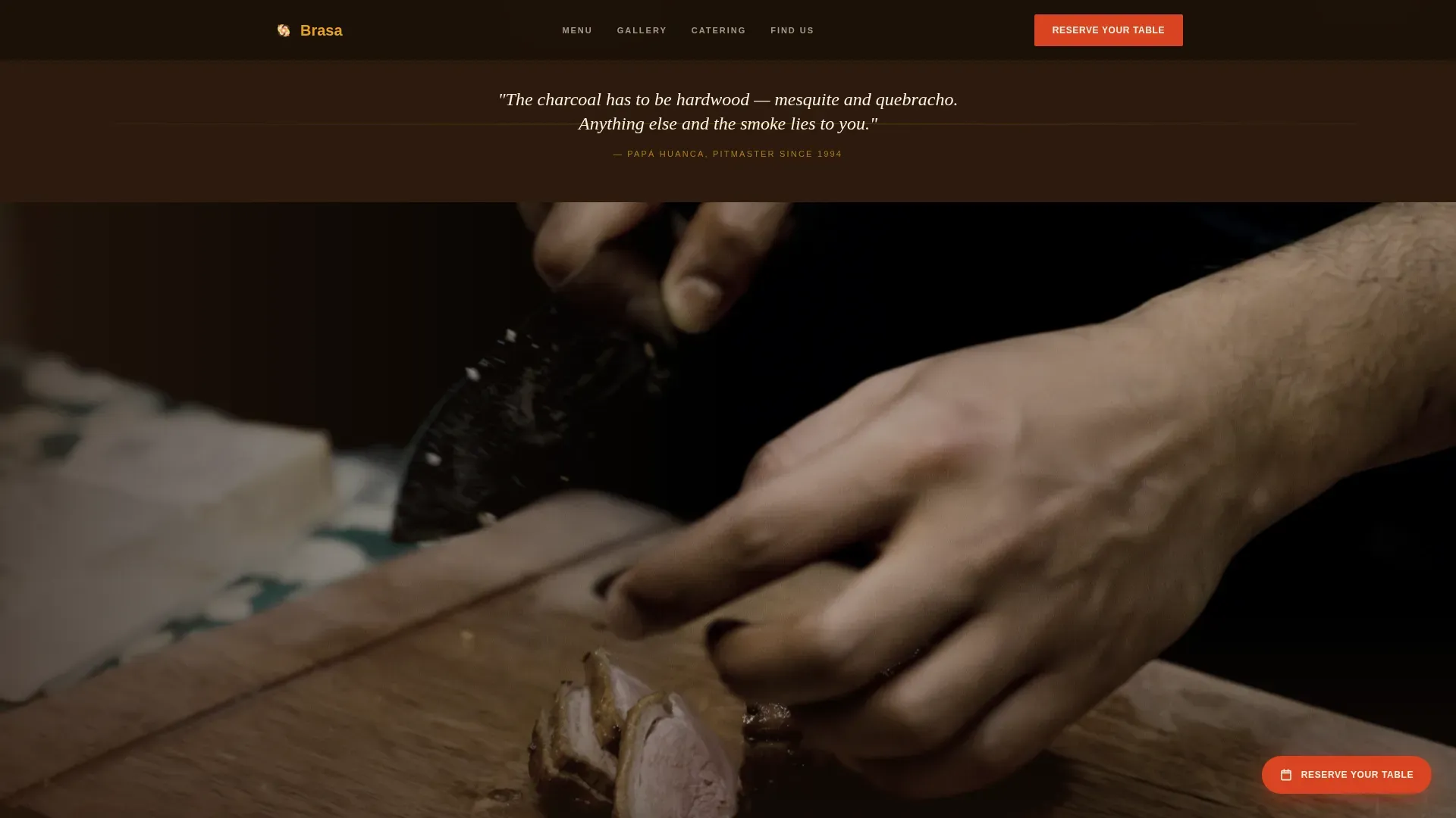Authentic Peruvian Chicken | Free Website Template | Rocket