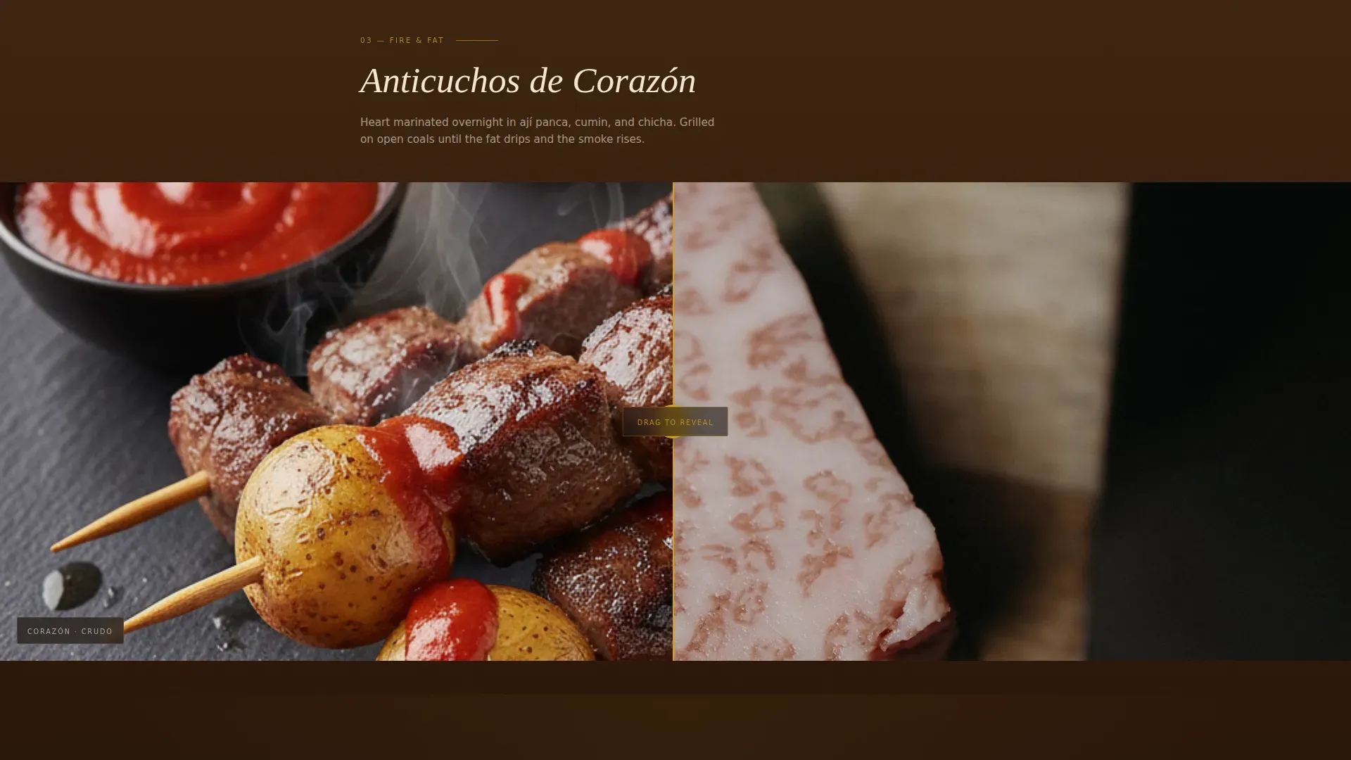 Refined Peruvian Experience Landing Page Template