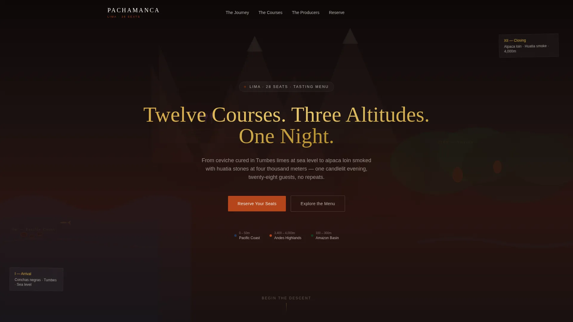 Peruvian Dining Blog Website Template