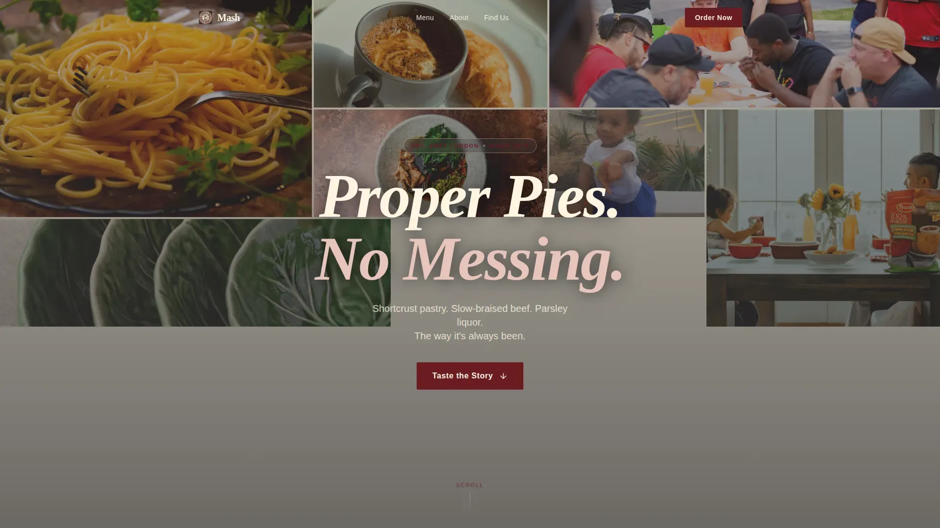 Regional & Specialty Restaurant Professional Website Template
