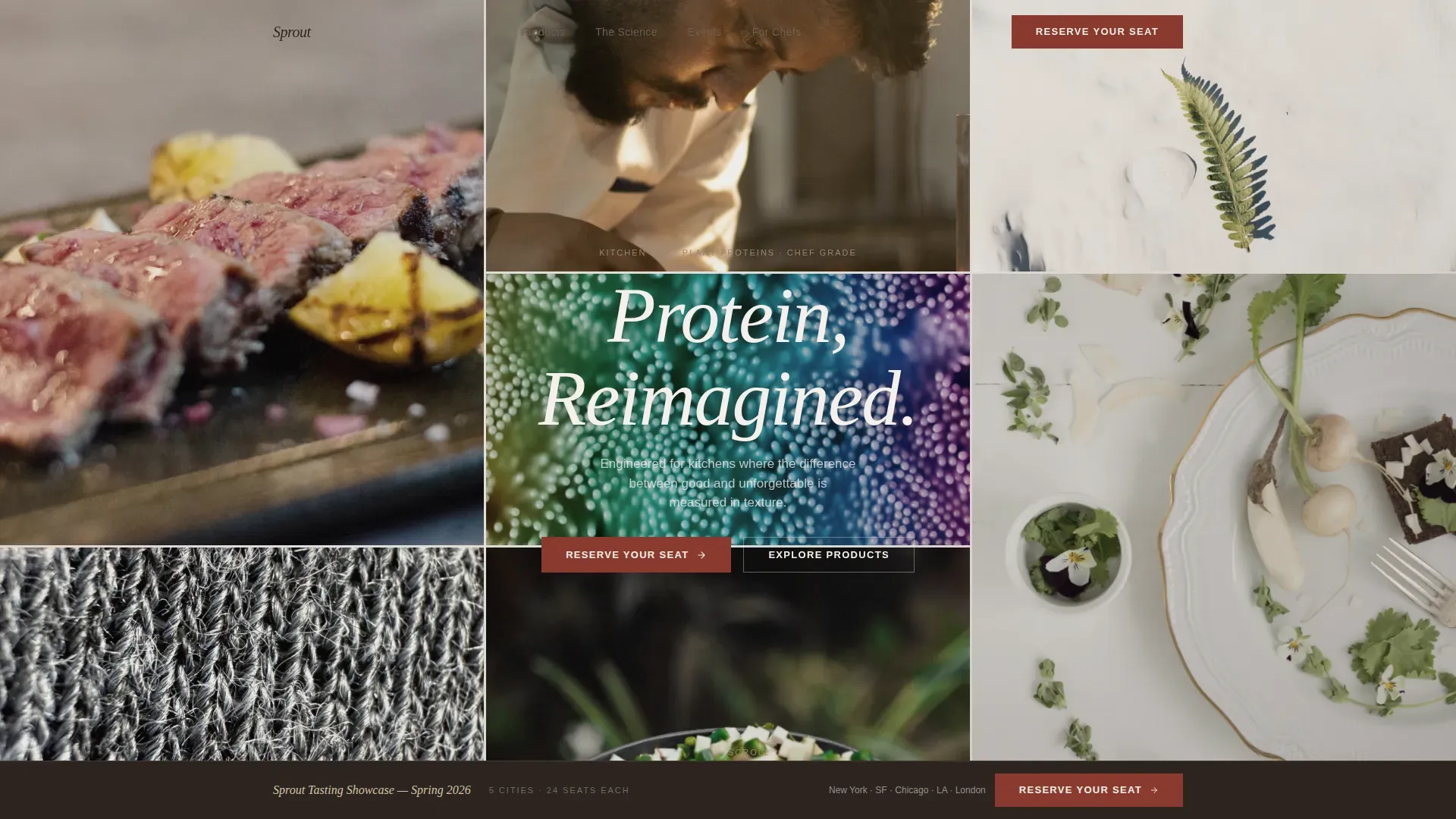 Premium Protein Gallery Landing Page Template