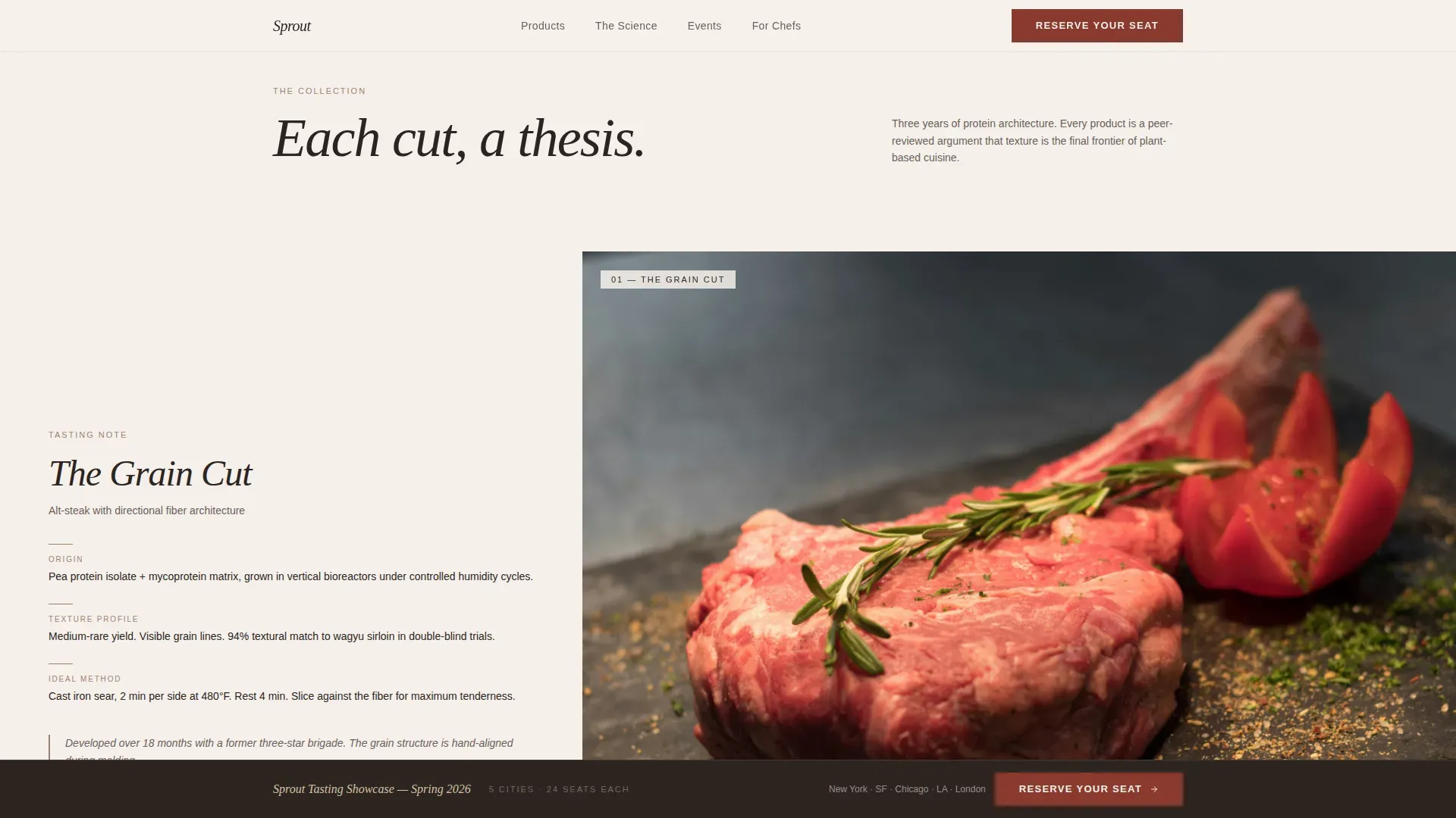 Premium Protein Gallery Landing Page Template