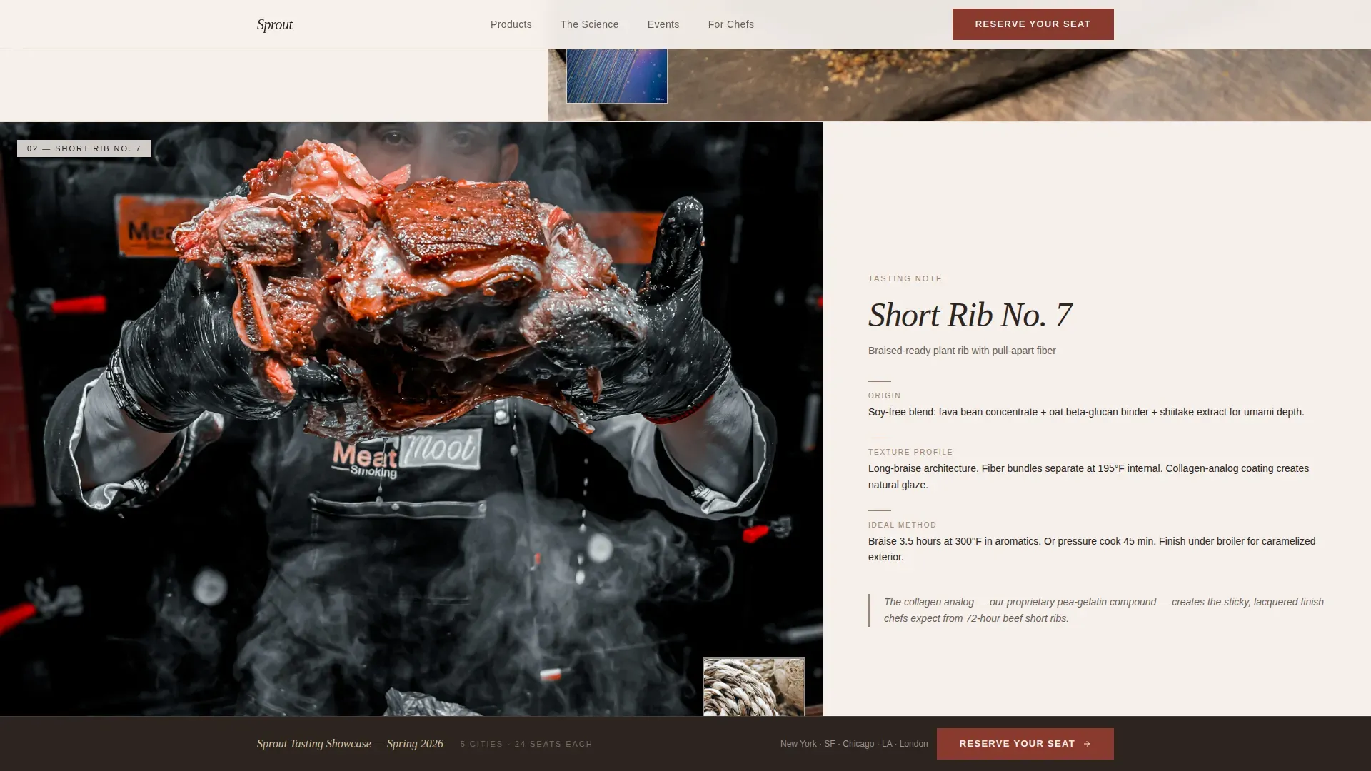 Premium Protein Gallery Landing Page Template
