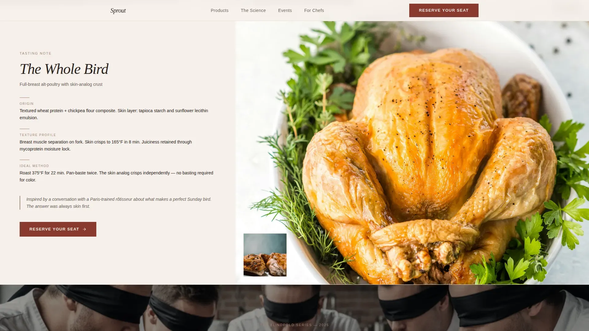 Premium Protein Gallery Landing Page Template