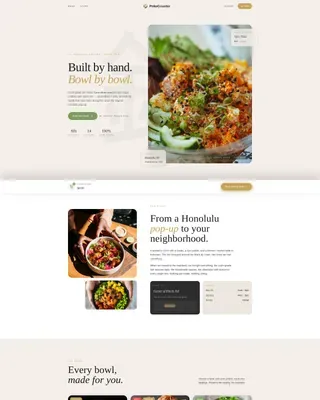 Regional & Specialty Restaurant Professional Website Template