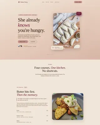 Premium Polish Cuisine Landing Page Template