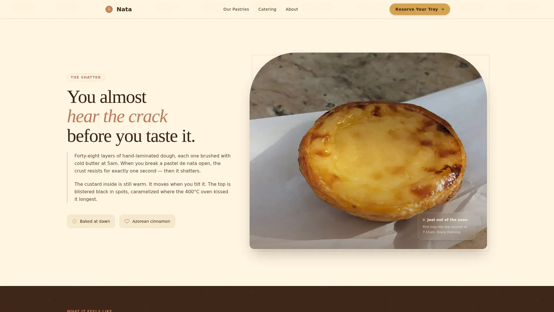 Wood-Fired Bakery Landing Page Template