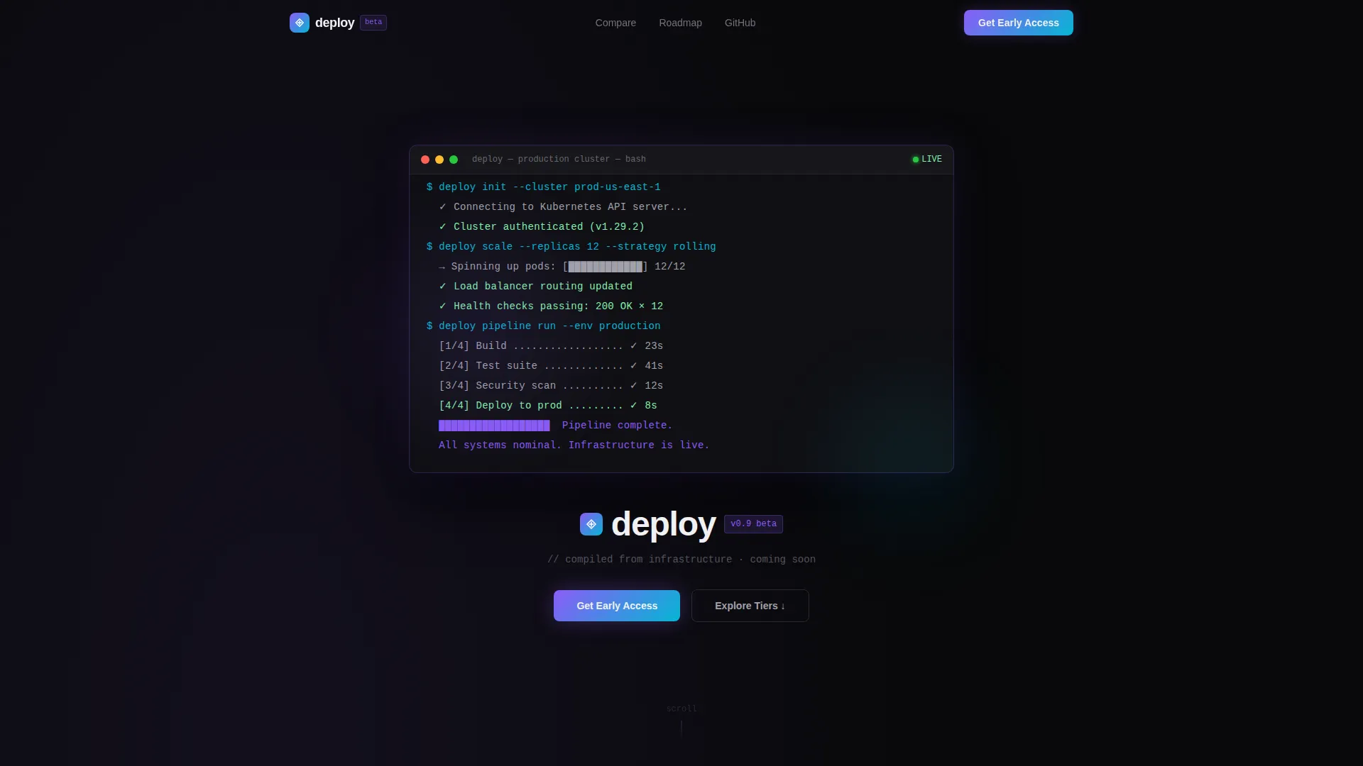 DevOps Coming Soon Landing Page Template