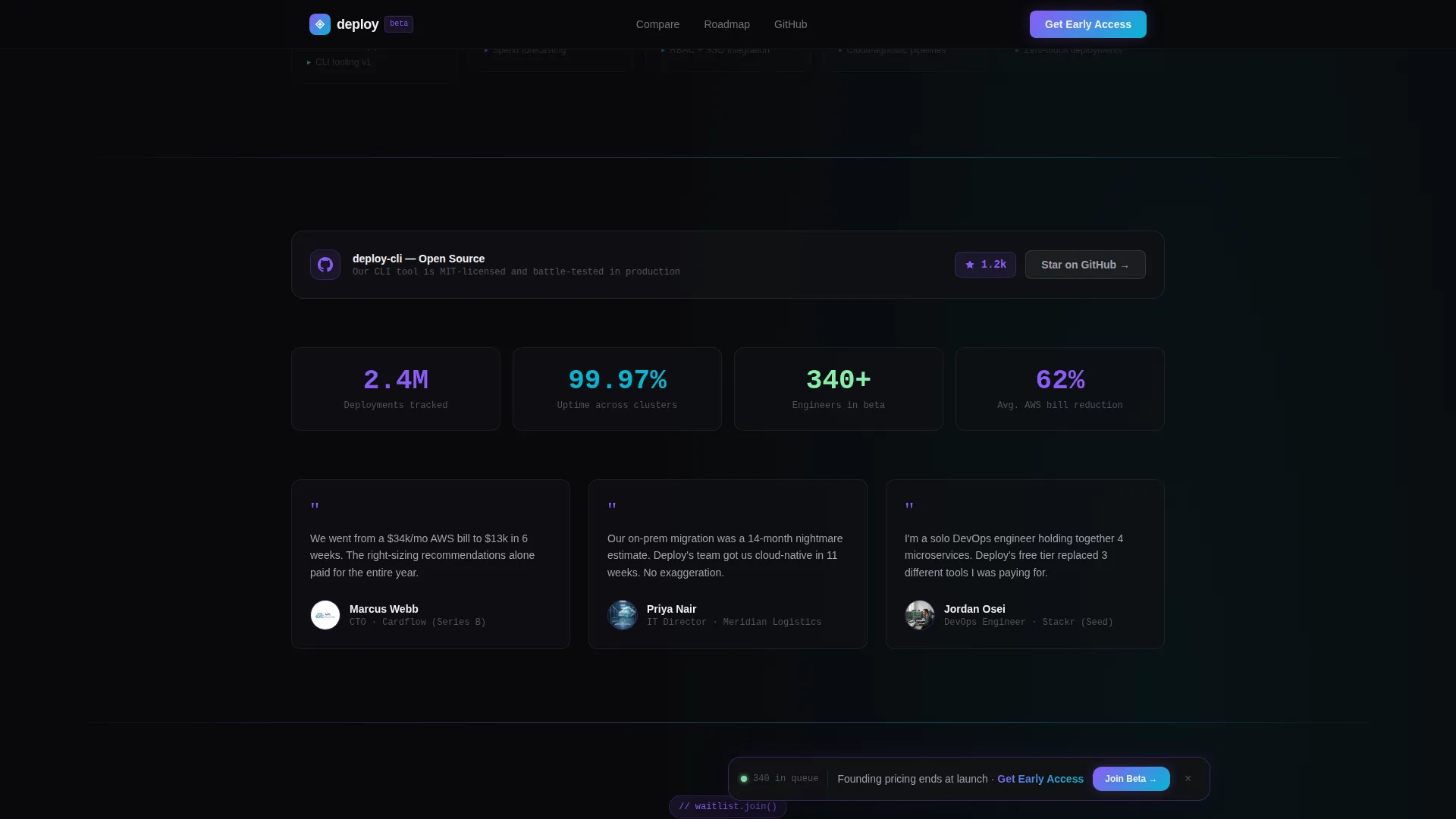 DevOps Coming Soon Landing Page Template