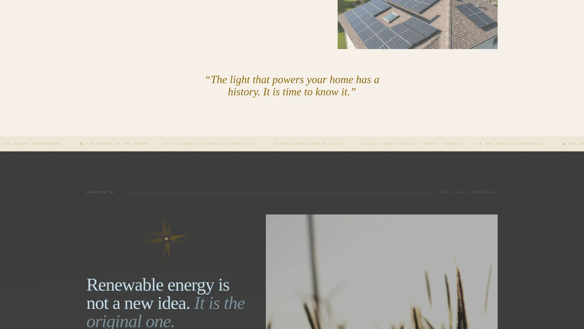 Renewable Energy Blog Landing Page Template