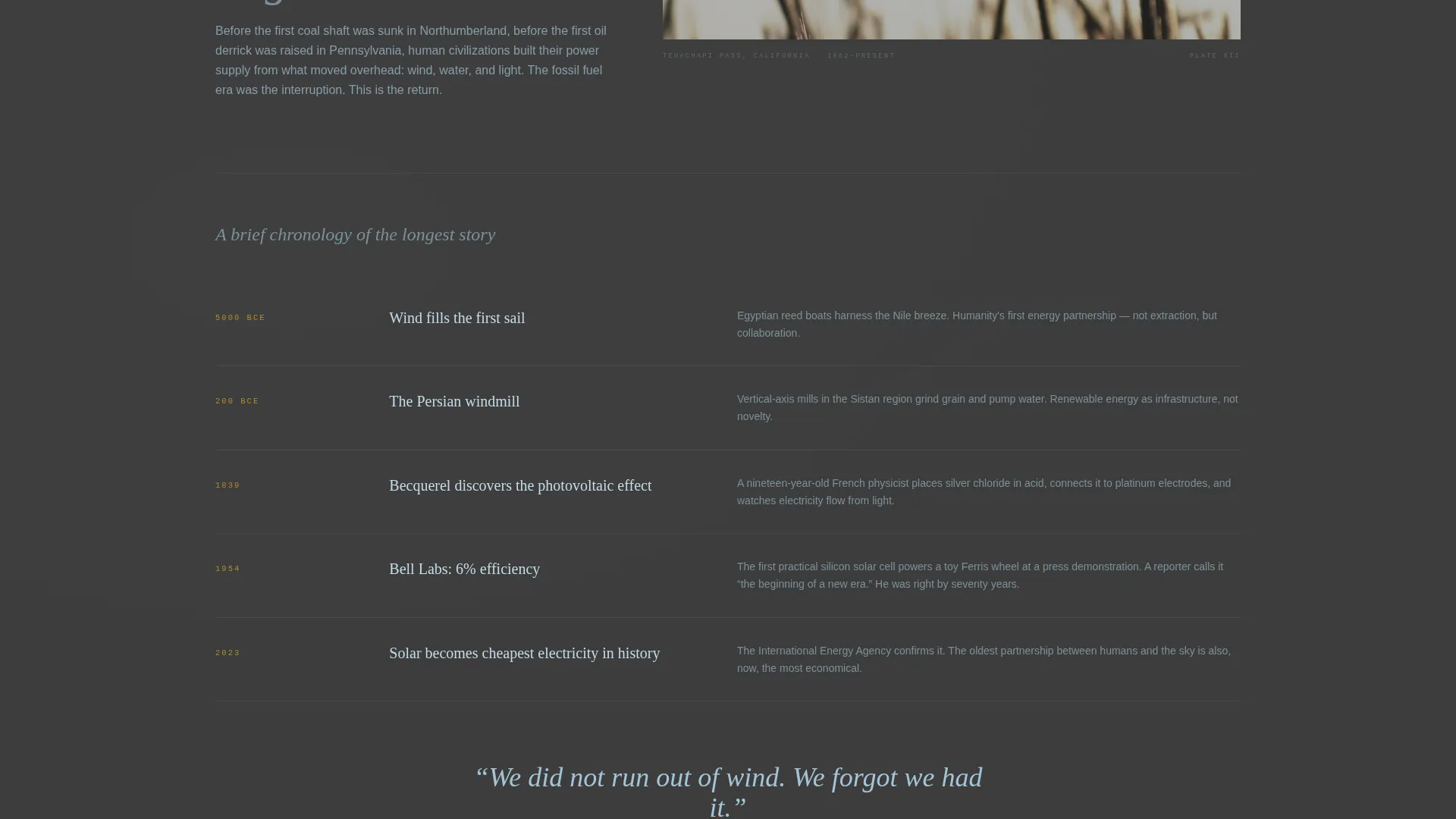 Renewable Energy Blog Landing Page Template