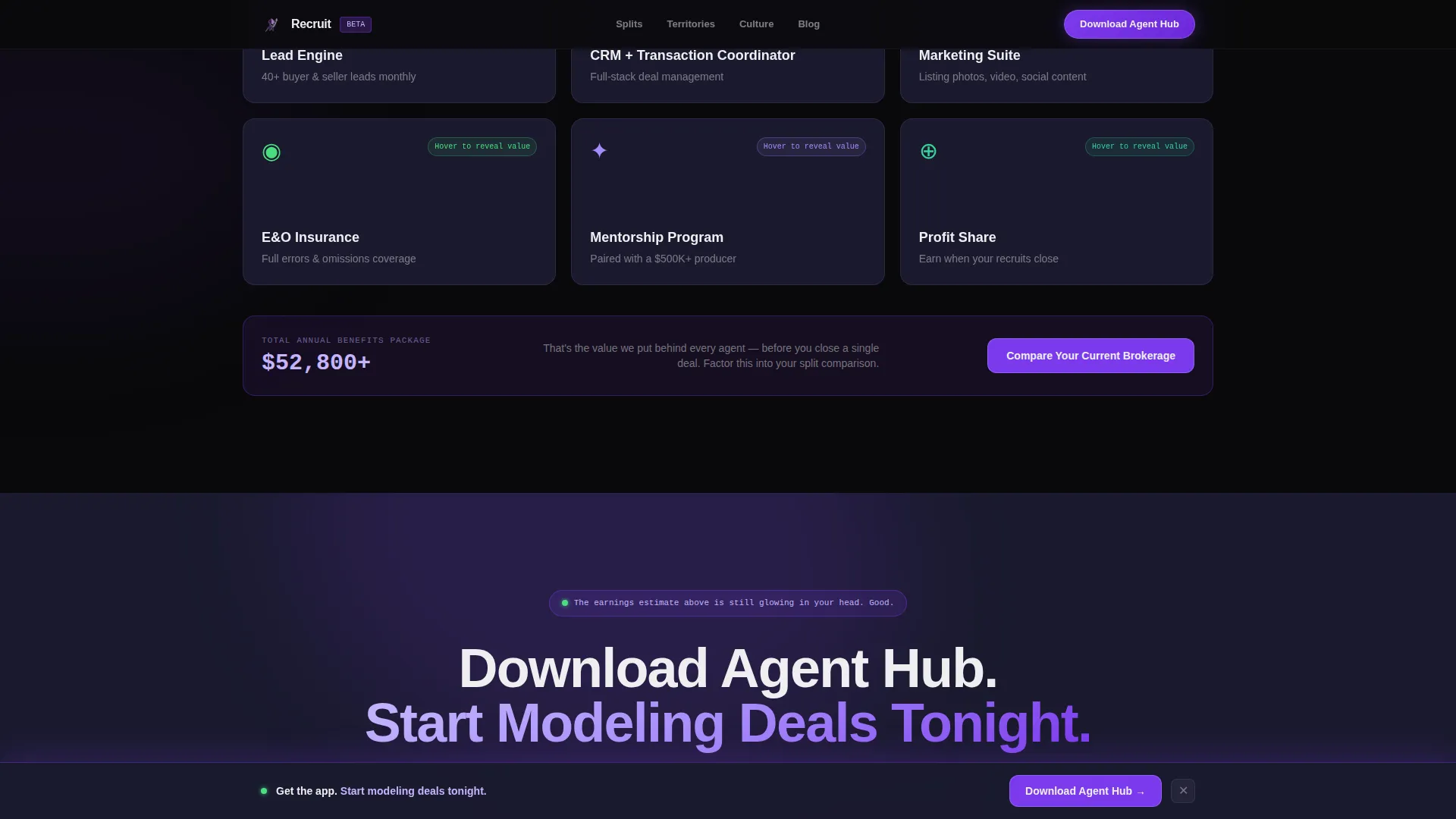 Real Estate Agency Careers Website Template