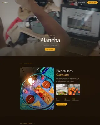 Elevated Private Chef Landing Page Template