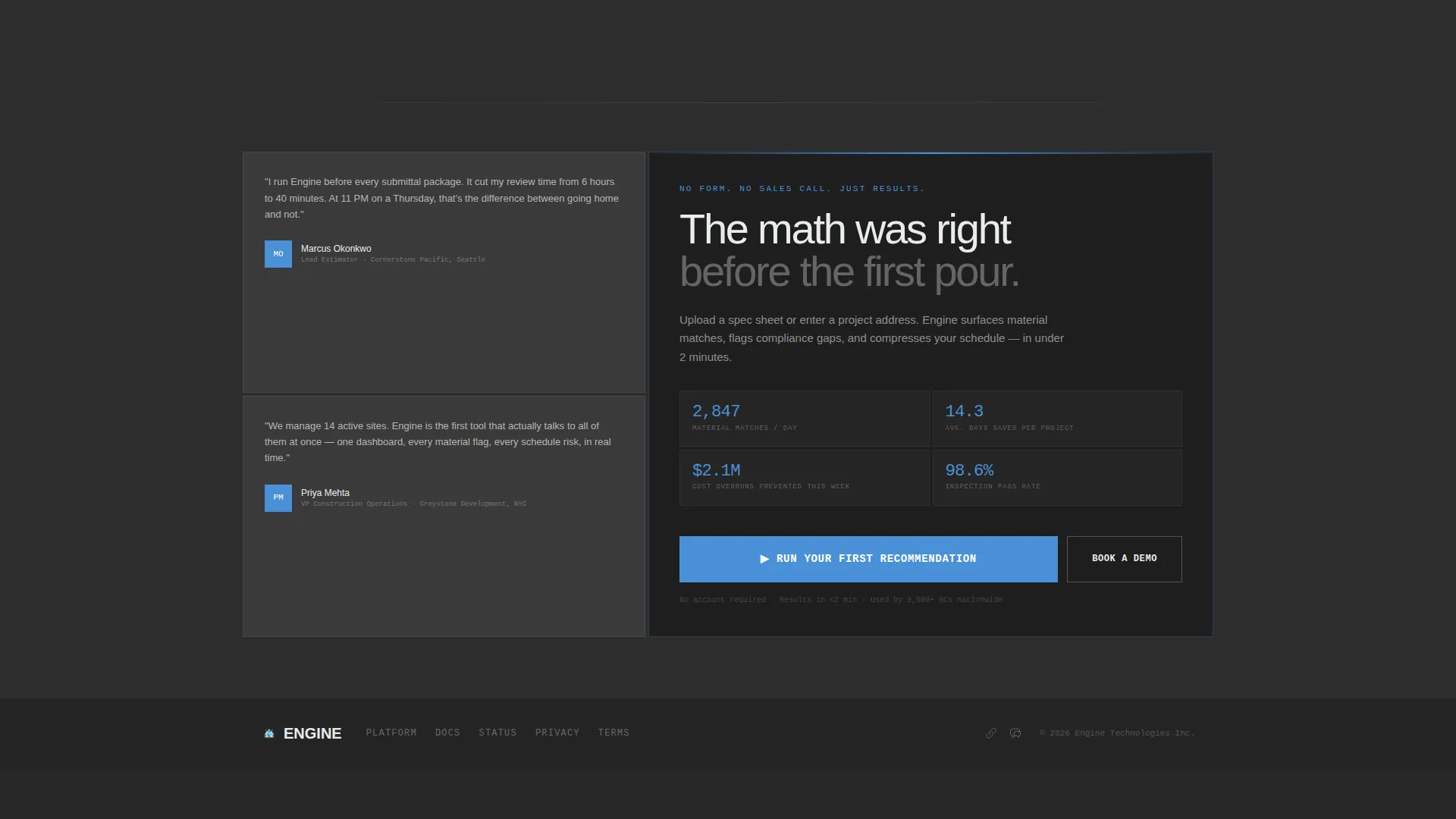 AI for Construction Professional Website Template