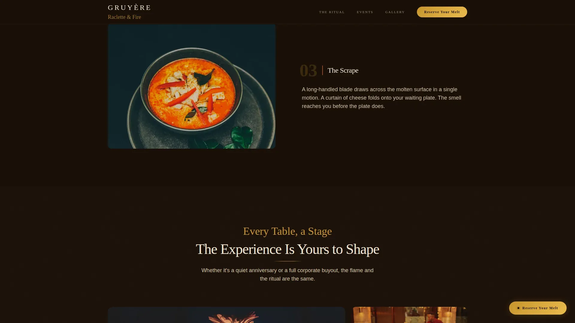 Regional & Specialty Restaurant Appointment Booking Website Template