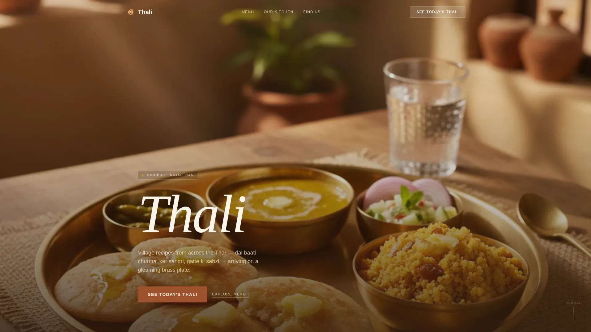 Regional & Specialty Restaurant Professional Website Template