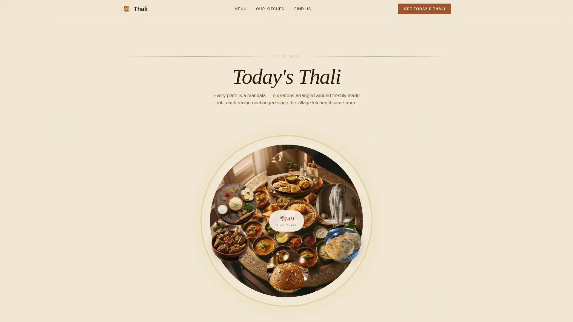 Regional & Specialty Restaurant Professional Website Template
