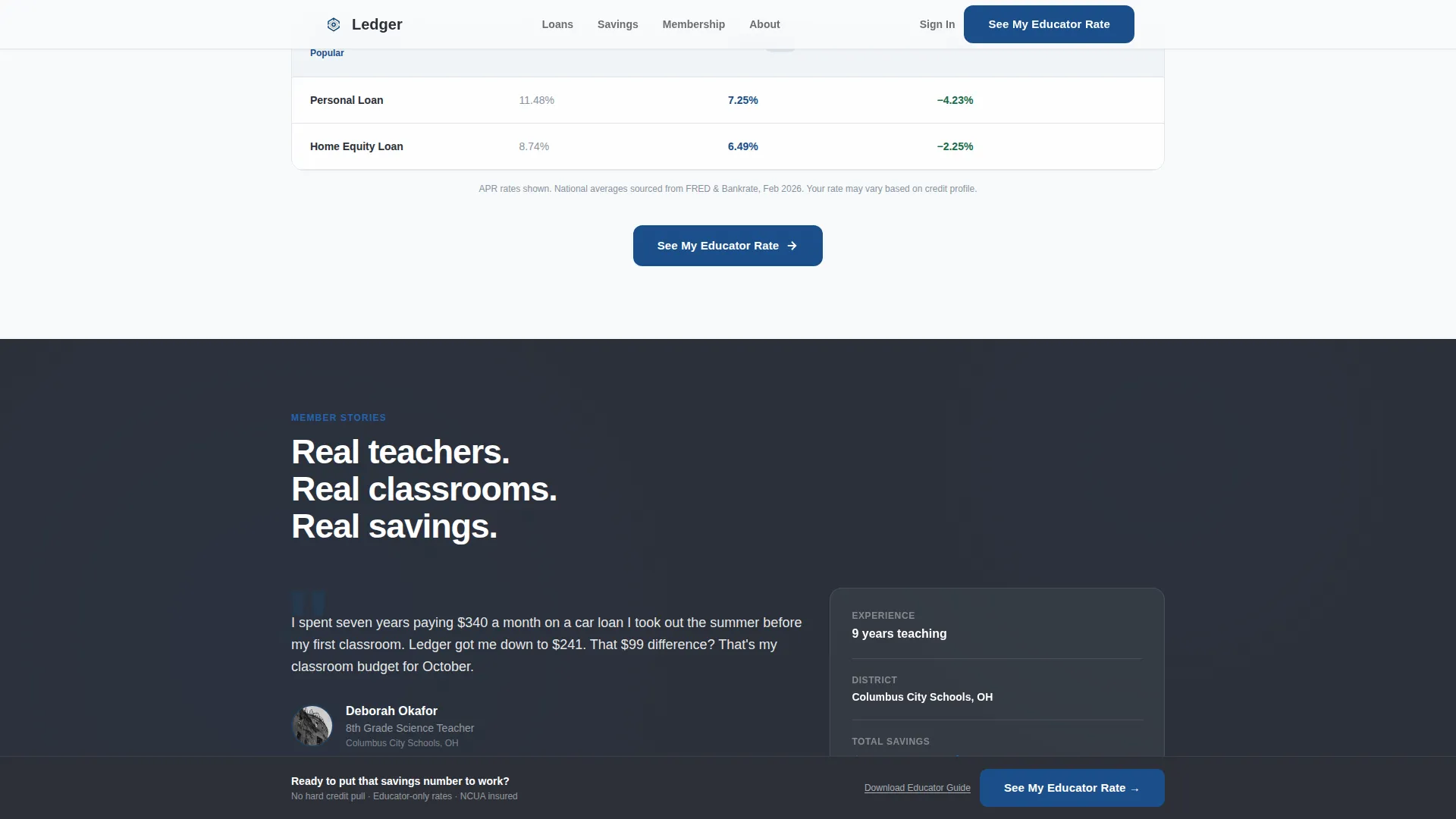Credit Union & Cooperative Careers Website Template