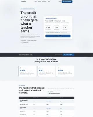 Credit Union & Cooperative Careers Website Template
