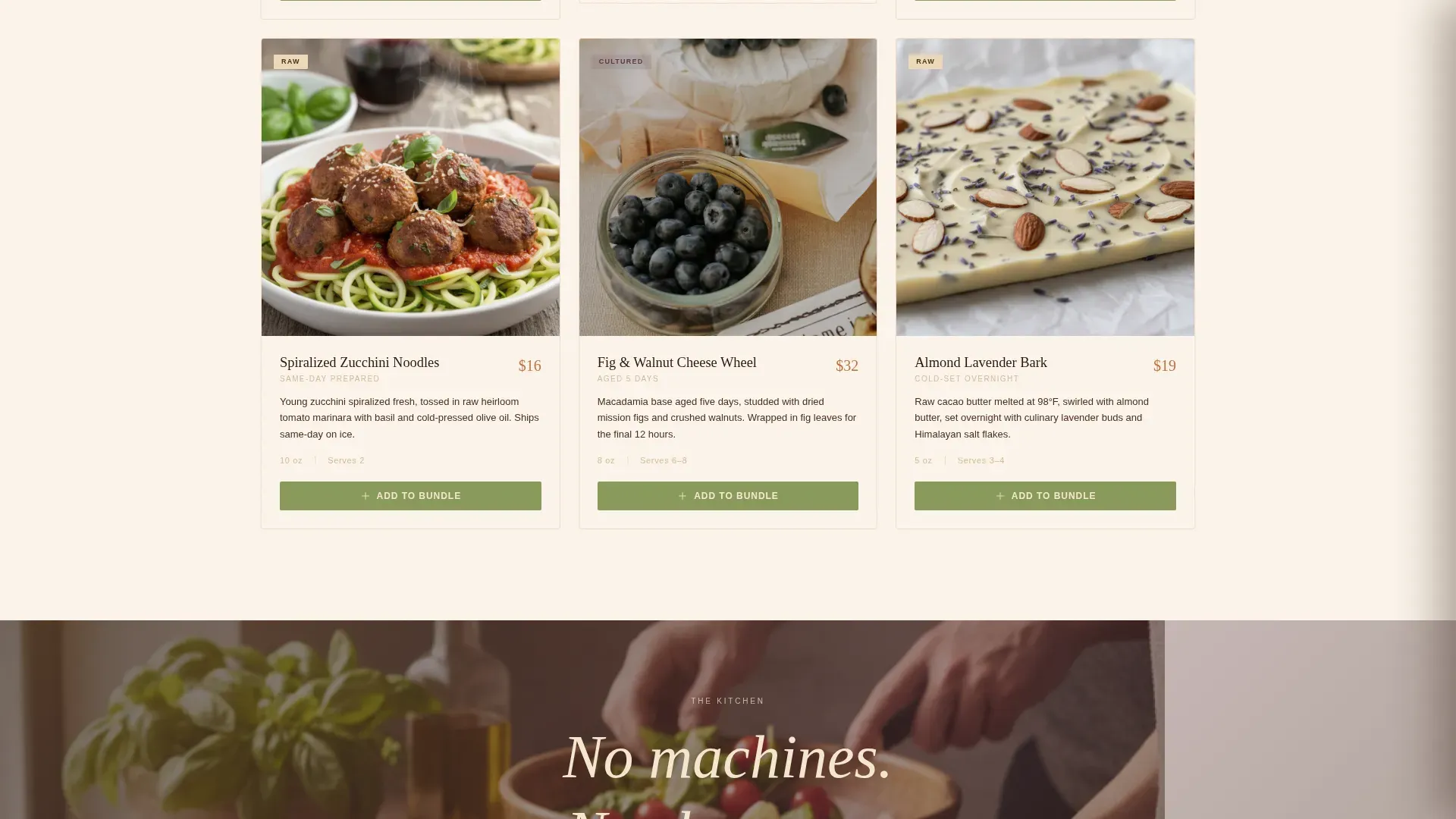 Farm Fresh Raw Grocery Delivery Landing Page Template