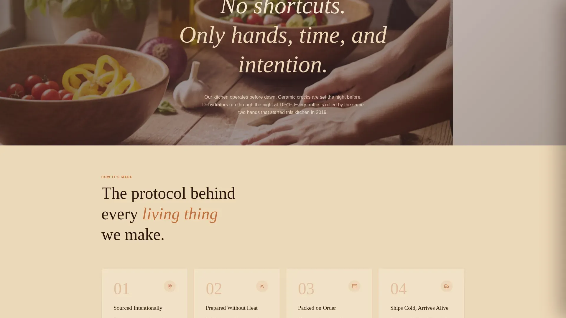 Farm Fresh Raw Grocery Delivery Landing Page Template