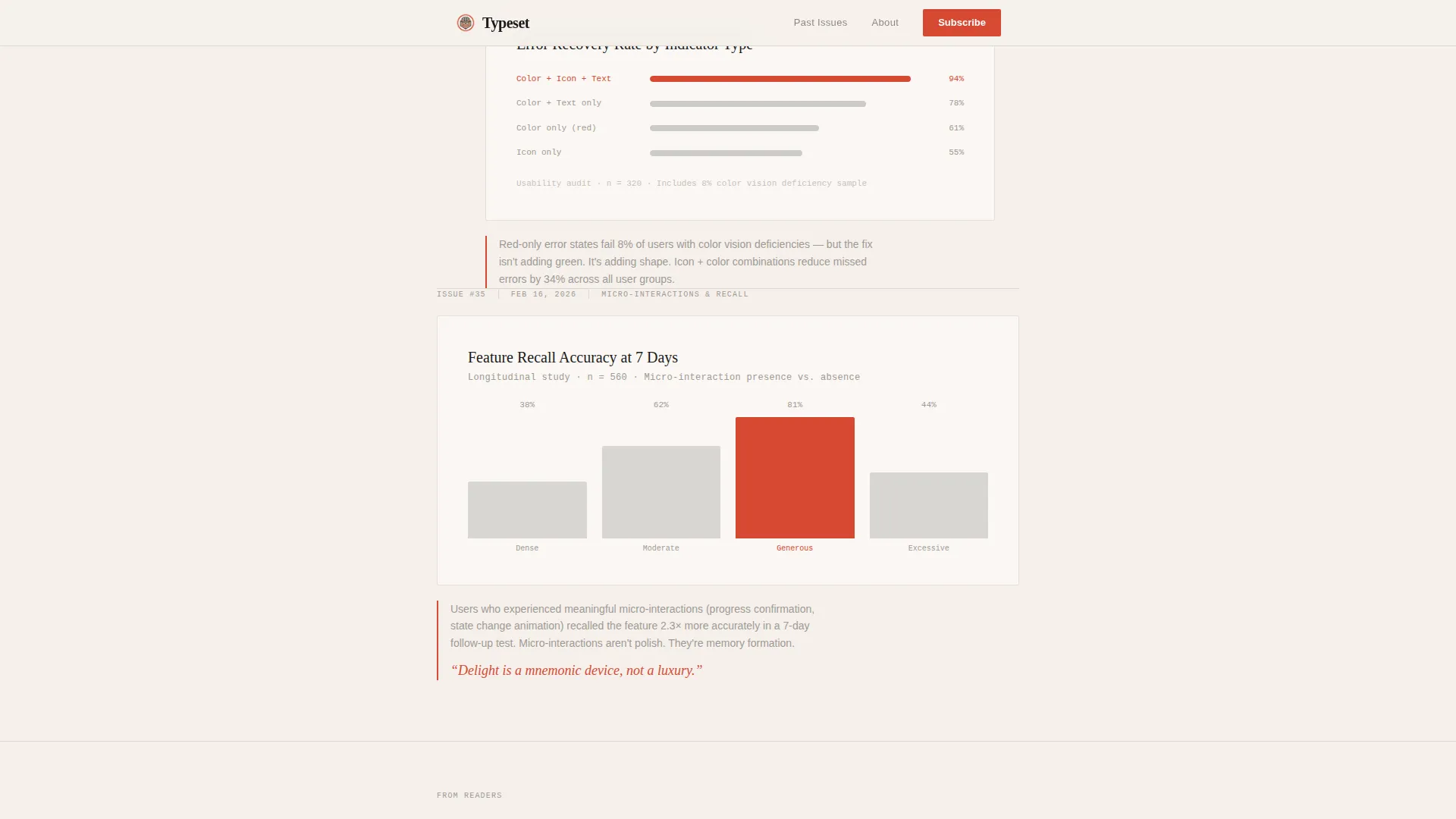 user experience & Design Newsletter Landing Page Template