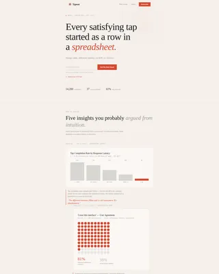 user experience & Design Newsletter Landing Page Template