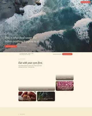 Farm Fresh Raw Grocery Delivery Landing Page Template