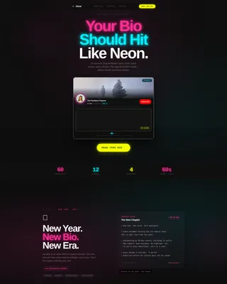 Electric Video Content Landing Page Template
