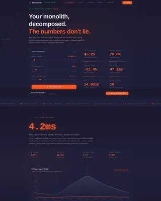 High-Performance Architecture Landing Page Template