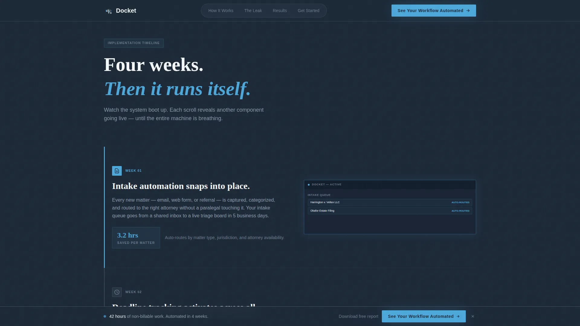 Legal Workflow Automation Landing Page Template