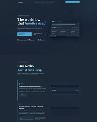 Legal Workflow Automation Landing Page Template