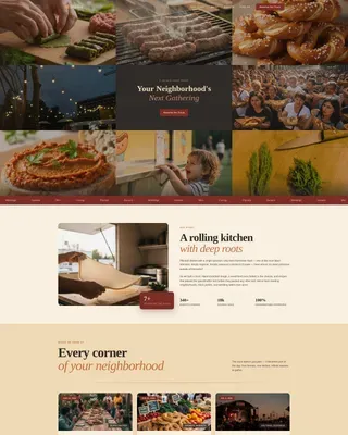 Artisan Romanian Dining Landing Page Template